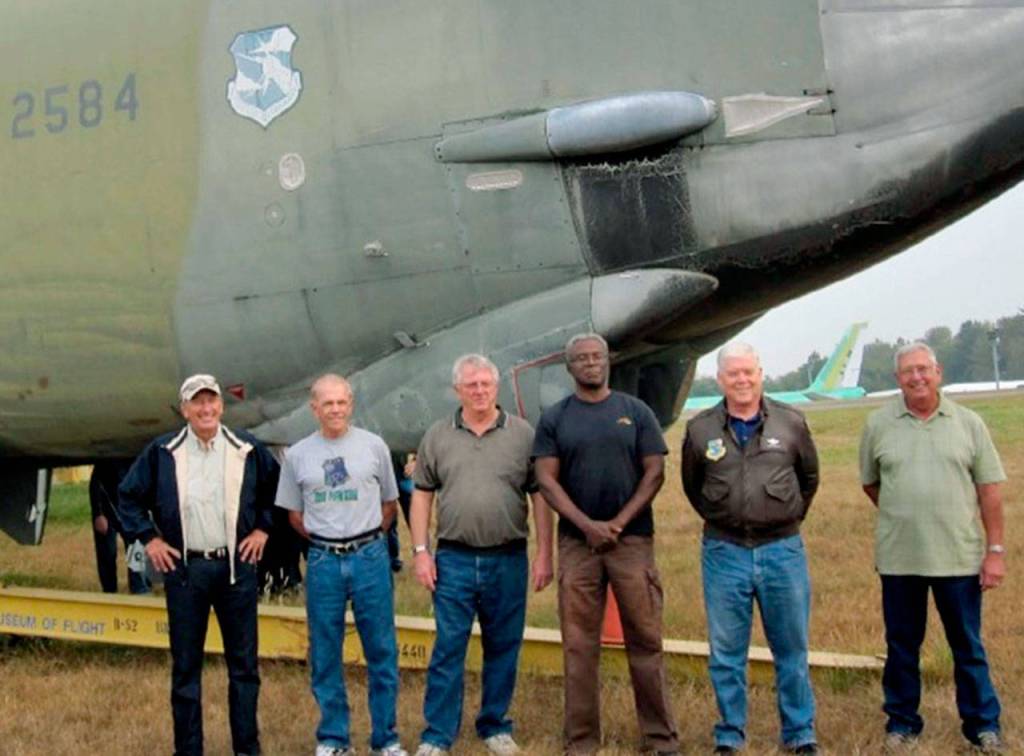 Museum of Flight                                The crew of Midnight Express B-52 in 2012.