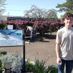 Scout cleans up park to honor veterans