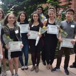 Class of 2018 Providence General Childrens Association scholarship winners are (from left) Sabrina Foster, Danielle Scanes, Lauren Hill, Sarah Nguyen, Monique Cedano, Vineethsubbu Somasundarama, Kendyl Prentice, William Tran and Hayden Durant. Not pictured is Quynh Pham. (Contributed photo)