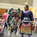 Nakia Sabbas, Seattle Sabbas and Ayana Sabbas with the Terrance Sabbas Family Drum Group perform at a Festival of World Cultures, held May 18 at Totem Middle School in Marysville. (Contributed photo)