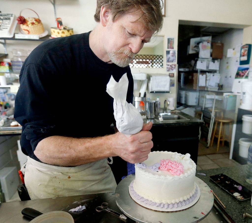 Justices side with Colorado baker on same-sex wedding cake