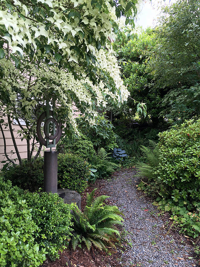 Pam Fredericksens backyard wildlife oasis is one of the stops on Backyard Wildlife Habitat Garden Tour on Camano Island on June 23. (Photo by Pam Fredericksen)