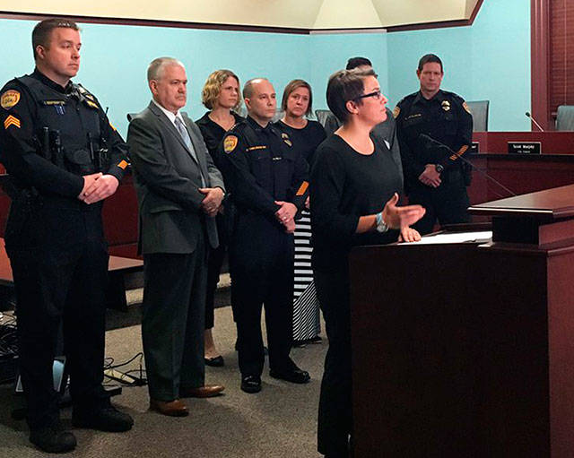 The Everett Police Departments efforts to reduce gang violence follow a mayoral directive issued by Cassie Franklin in January. (City of Everett, file)