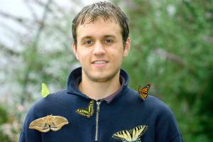 Naturalist taking inventory of Snohomish County butterflies
