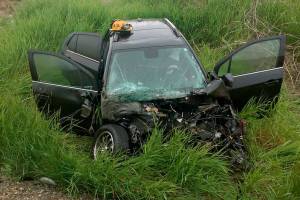 Car’s driver injured in collision with train in Marysville