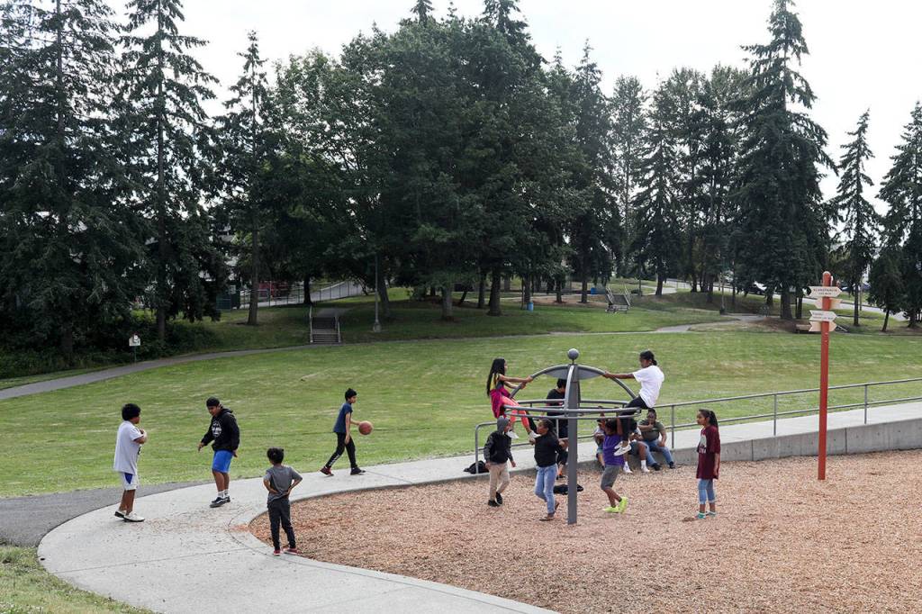 Remediation work at Wiggums Hollow Park is scheduled to begin after Labor Day. (Lizz Giordano / The Herald)