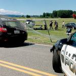 Plane overshoots Harvey Field runway, breaks through fence