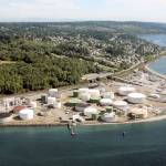 The Point Wells industrial area next to Woodway, where a developer proposed to build more than 3,000 condos. (BSRE Point Wells)