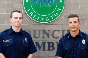 Arlington firefighters receive awards for lifesaving efforts