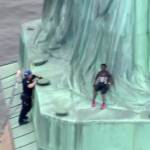 Protester’s climb shuts down Statue of Liberty on July 4
