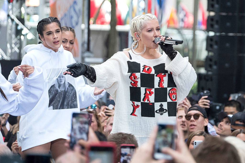 Aguilera says her new album isnt about being progressive or chasing a trend, but instead its about showcasing an artist reborn after losing her footing. (Photo by Charles Sykes/AP)