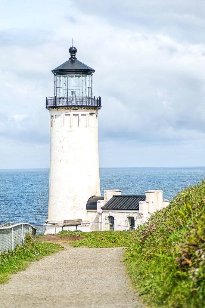 North Head Lighthouse, which overlooks the Pacific Ocean from North Head, is one of the features of Cape Disappointment State Park that doesnt disappoint. (Washington State Parks)