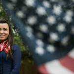HBion Buonto will be one of about 500 people participating in the U.S. Naturalization Ceremony at the Seattle Center on July 4, after recently passing the citizenship test. She is pictured outside her home in Marysville on June 28. Read her remarkable story <a href="https://www.heraldnet.com/news/she-is-becoming-an-american-citizen-on-independence-day/" target="_blank">here</a>. (Olivia Vanni / The Herald)