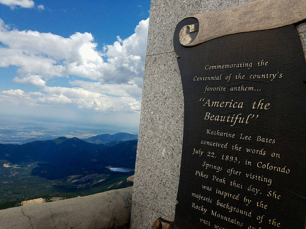 The U.S. Postal Services O Beautiful series of stamps, with one image by Lynnwoods Kevin Ebi, was unveiled July 4 in Colorado Springs, Colorado. The series honors the song America the Beautiful, written by Katharine Lee Bates after she visited Colorado. (Courtesy U.S. Postal Service)