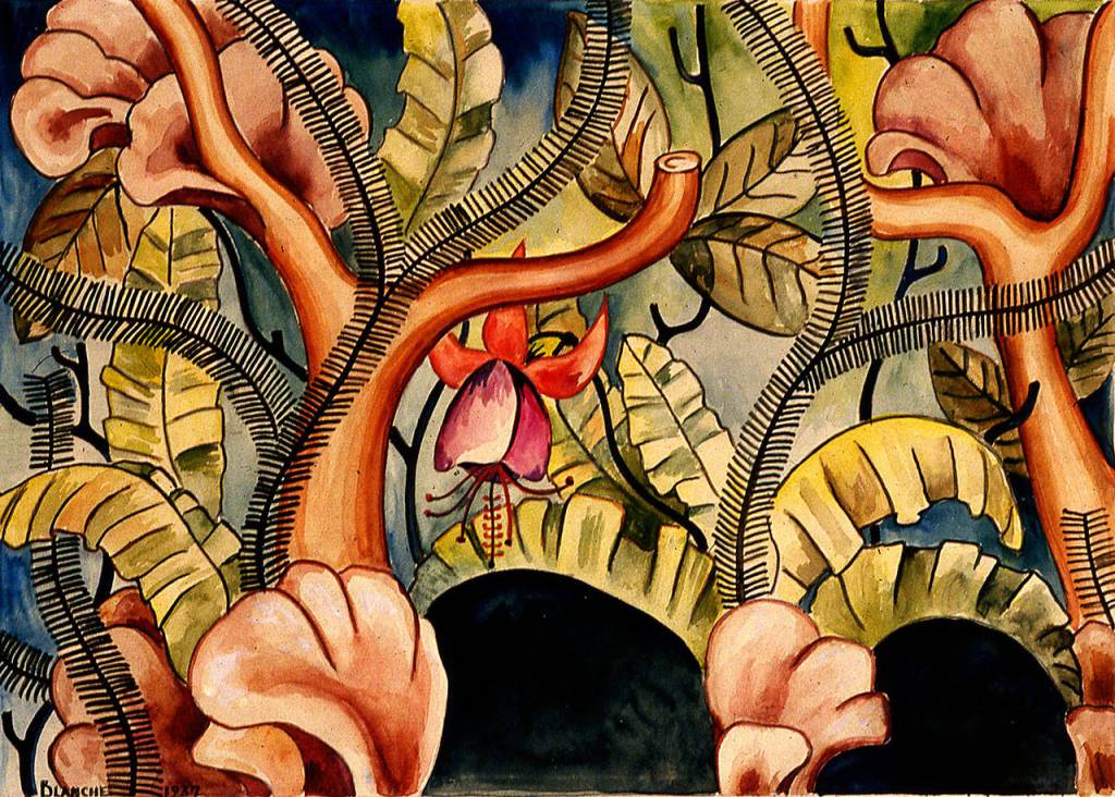 Blanche Morgan Loseys stage design for Androcles and the Lion, performed by Seattles Negro Repertory Co.