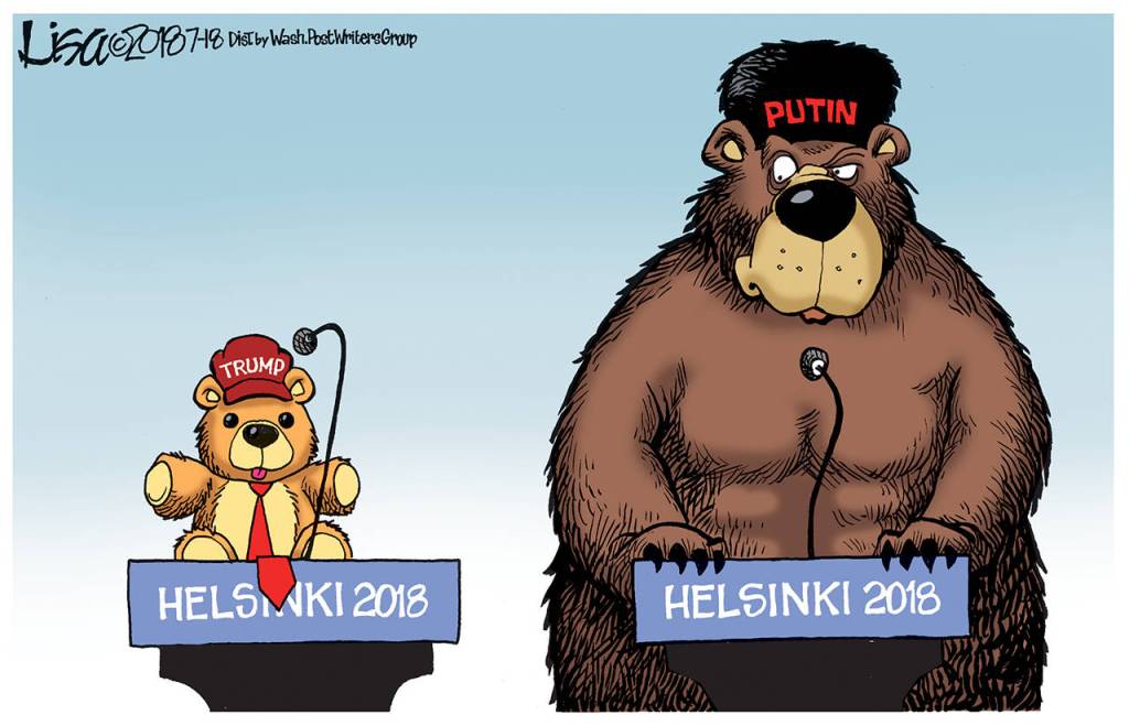 Editorial cartoons for Wednesday, July 18