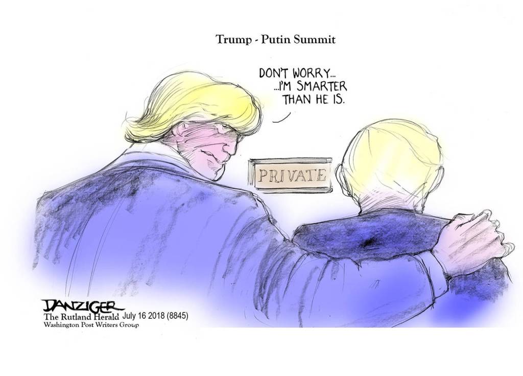 Editorial cartoons for Wednesday, July 18