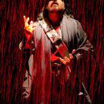 Nick Poling plays the title character Red Curtains production of Klingon MaQbetH, which is playing through Aug. 12 in Marysville. (Photo illustration by Alex DeRoest)