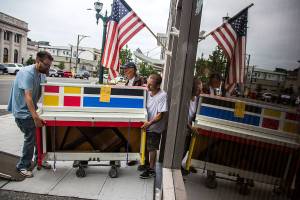 Play a tune: 18 painted pianos line streets of downtown Everett