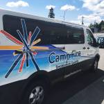 Camp Fire Snohomish County was able to purchase a brand-new 12-passenger van thanks to a $40,000 donation from the Employees Community Fund of Boeing Puget Sound. (Contributed photo)