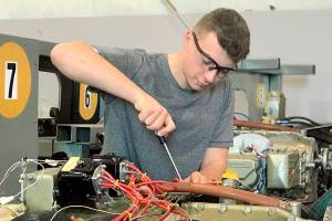 Interns learn the nuts and bolts and rivets of manufacturing