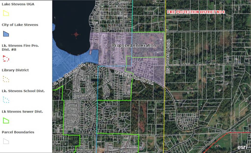 Neighbors are questioning the annexation of this area southwest of Lake Stevens city boundaries. (City of Lake Stevens)