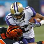 Huskies WR Pounds back in action after 2nd ACL tear