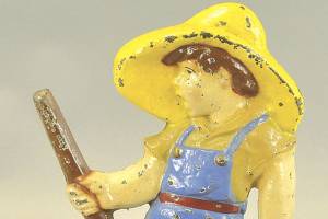 Huckleberry Finn doorstop based on Mark Twain’s character