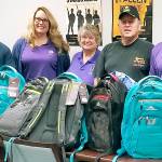 Elks donate school supplies to military kids