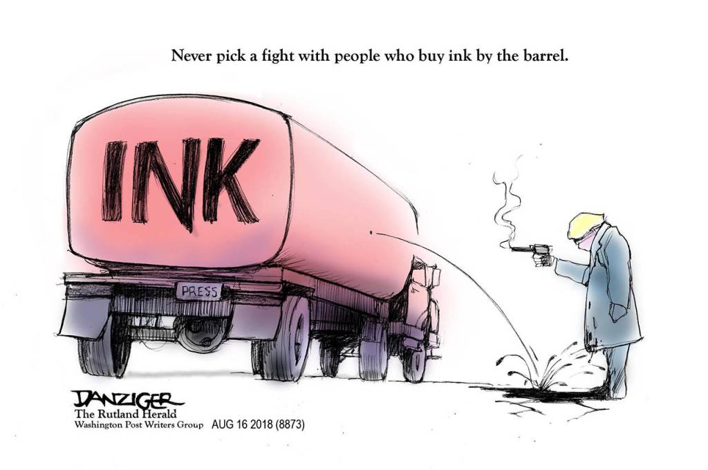 Editorial cartoons for Sunday, Aug. 19