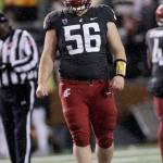 Taylor Comfort, a graduate of Sultan High School, is in the running to start on WSUs defensive line this season. (AP Photo/Young Kwak)