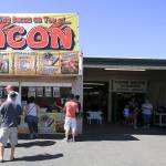 The Bacon booth, offering various ways to enjoy Americas favorite breakfast meat, will be among 78 food vendors at the Evergreen State Fair, which runs through Sept. 3. (Kevin Clark / The Herald)