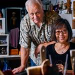 Artists Chris and Jan Hopkins each have their own studios in their Everett home. The renowned couple were named the Schack Art Centers 2018 Artists of the Year. (Dan Bates / The Herald)