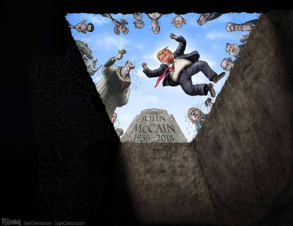 Editorial cartoons for Tuesday, Aug. 28