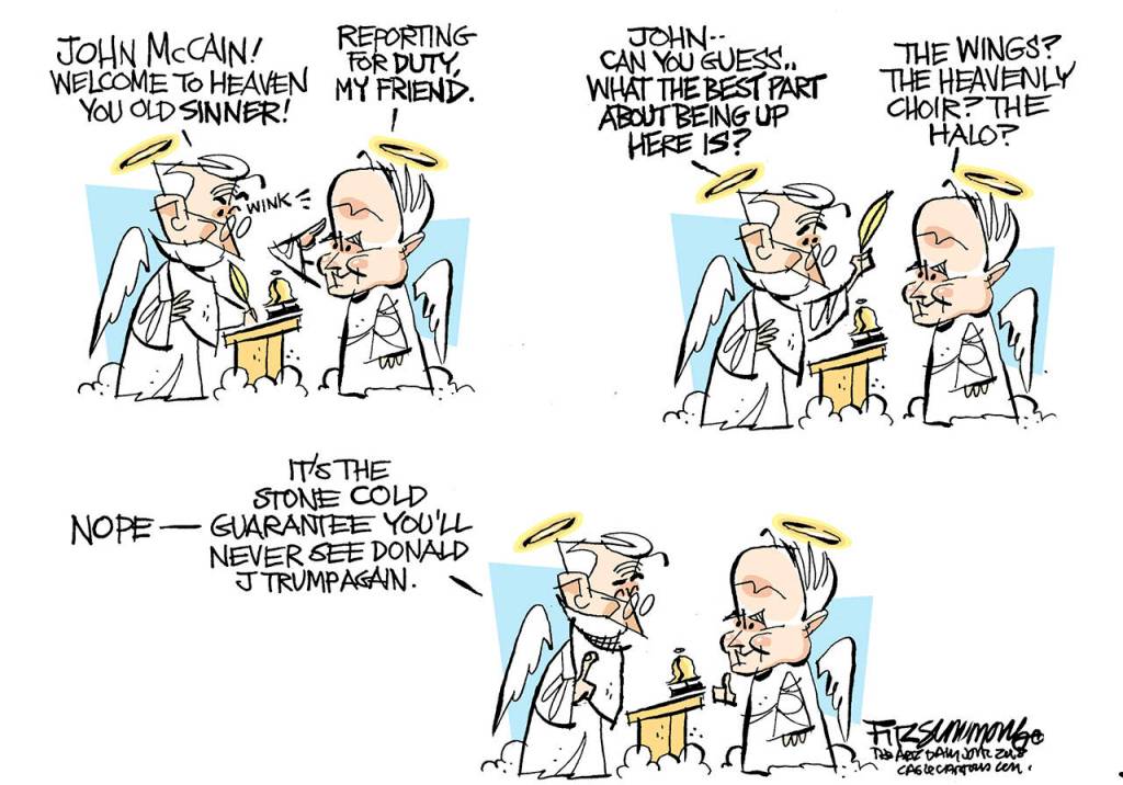 Editorial cartoons for Tuesday, Aug. 28