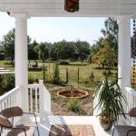 The view from the back porch of old Silvana Schoolhouse (Kevin Clark / The Herald)