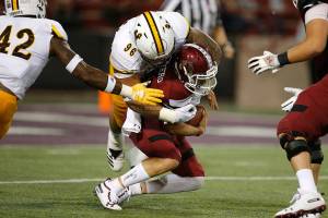 Prolific WSU offense opens against tough Wyoming defense