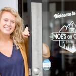 Kaitlyn Davis opened Moes Espresso in July in downtown Arlington on August 24, 2018. (Kevin Clark / The Herald)