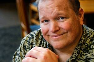 Justin Tinsleys eyes are filled with the hope of a man whose dream is to act in 100 plays, and the tough reality of battling cancer. (Dan Bates / The Herald)