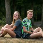 Siblings Anna, junior, and Joseph, senior, Skoog of Jackson High School are both solid distance runners, Anna placed 12th at last years 4A state meet and Joseph 41st. (Kevin Clark / The Herald)