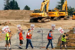 Labor stoppage ends for some local projects, but not all