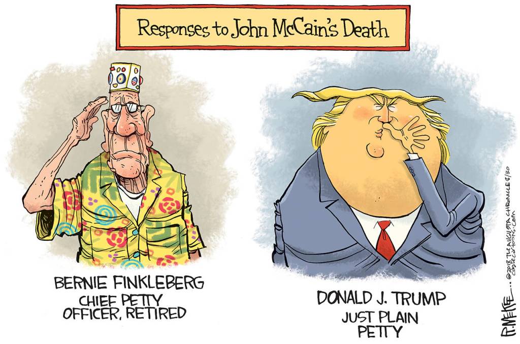 Editorial cartoons for Saturday, Sept. 1