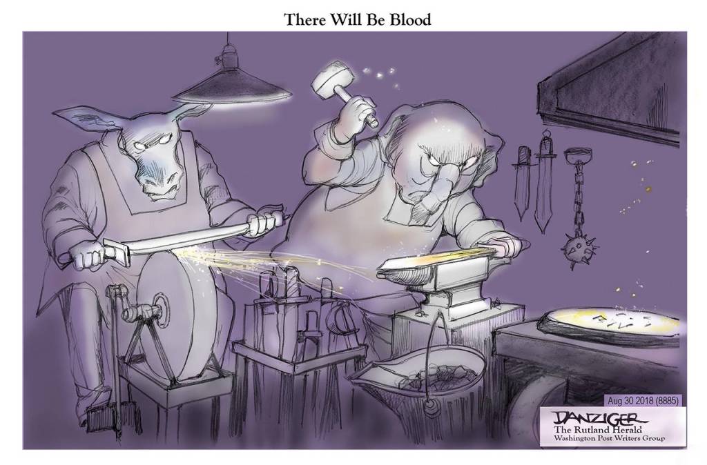 Editorial cartoons for Saturday, Sept. 1