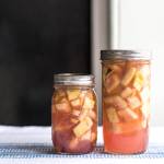 Grace Dickinson / Philadelphia Inquirer                                Watermelon rinds are capable of lending a crunchy component to stir-fry or alongside sandwiches in their quick-pickled form, as pictured here.