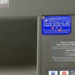 Herald photo                                A sticker shows the state Department of Agricultures Weights and Measures program last inspected this Everett gas pump in August 2013. The agency confirmed the pump hasnt been inspected since at least 2014.