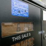 A sticker shows the state Department of Agricultures Weights and Measures program last inspected this Everett gas pump in October 2011. The agency confirmed the pump hasnt been inspected since at least 2014. Inspections are dwindling because of budget cuts, agency staff say. (Herald photo)