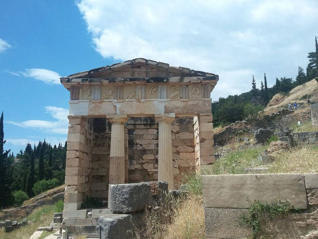 The Delphi is an ancient sanctuary in southern Greece. It was one of several historic places Richard Okrent visited during his vacation this spring. (Richard Okrent)                                The Delphi is an ancient sanctuary in southern Greece. It was one of several historic places Richard Okrent visited during his vacation this spring. (Richard Okrent)