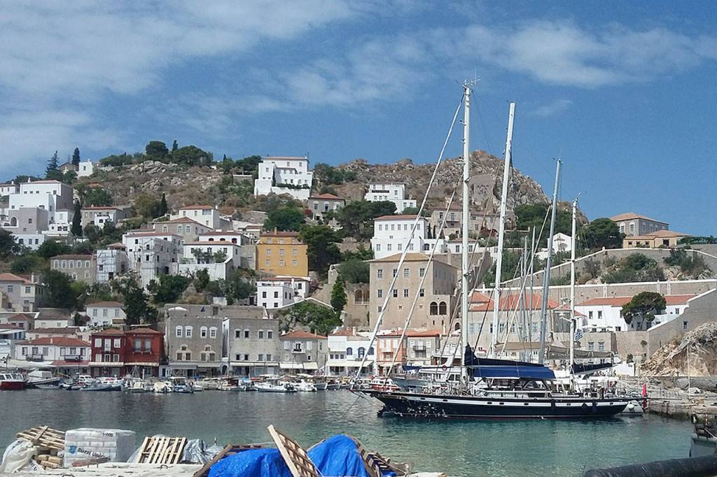 Richard Okrent and his wife toured around the Athens area in southern Greece, visiting islands and historic sites. (Richard Okrent)