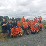 Twenty high school students from Goodwills Youth Aerospace Job Training program teamed up with the Adopt A Stream Foundation in August 8 to help with maintenance of 4,000 newly planted trees and shrubs next to Hayho Creek near Marysville. (Contributed photo)