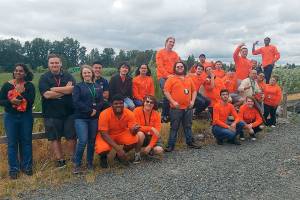Teens lend a helping hand for young trees, salmon